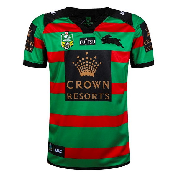 Maillot Rugby Rabbitohs Domicile 2017 2018 Vert